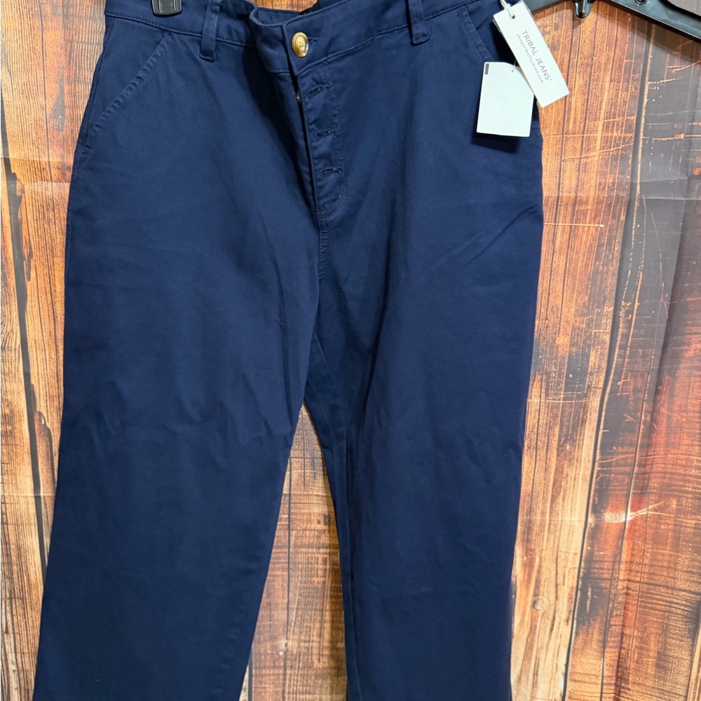 Tribal Navy Blue Women's Trousers